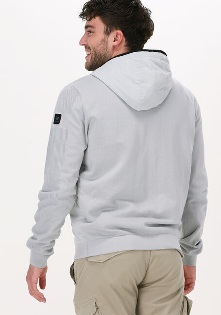 Graue VANGUARD Strickjacke HOODED JACKET COTTON POLYAMIDE - large