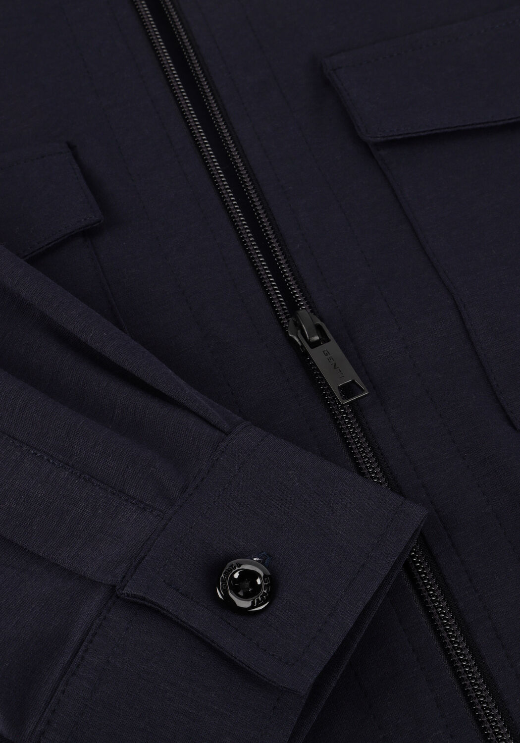 Dunkelblau GENTI Overshirt OAKS SHIRT JACKET ZIP - large