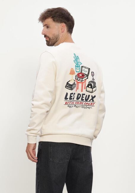Ecru LES DEUX Sweatshirt RECORD SWEATSHIRT - large
