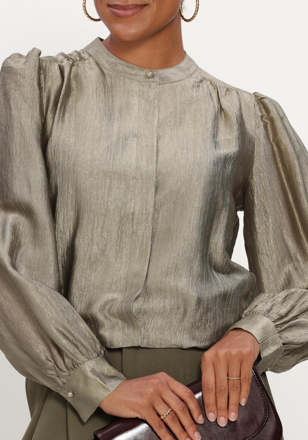 Bronzefarbene FREEBIRD Blusen BOMBER - large