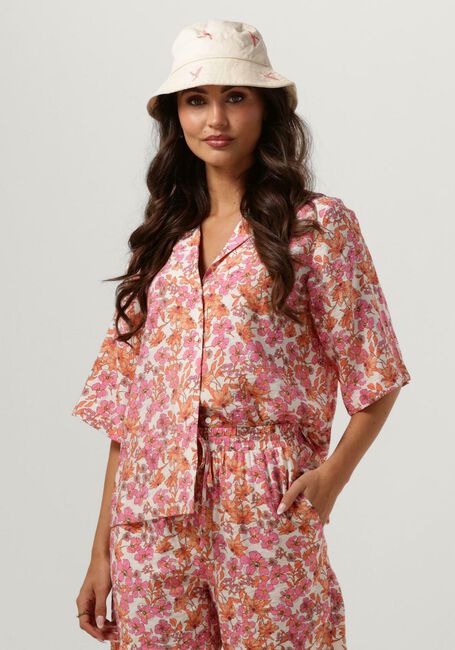 Hell-Pink MSCH COPENHAGEN Bluse MSCHADANAYA LADONNA 2/4 SHIRT - large