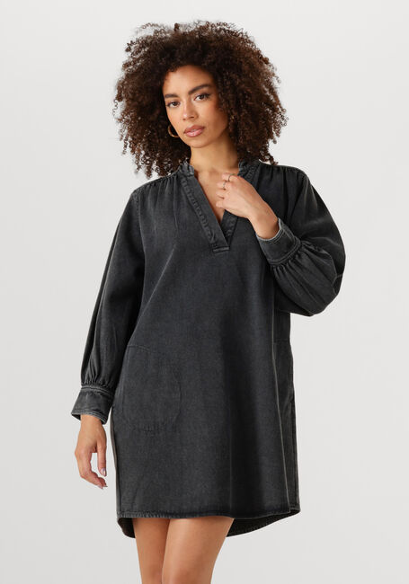 Schwarze BY-BAR Maxikleid JINA TWILL DRESS - large
