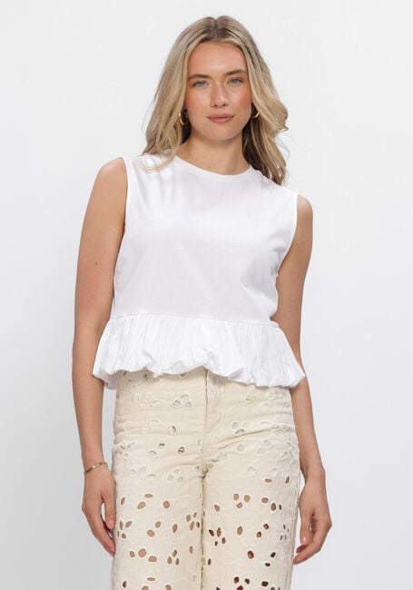 Wei&szlig;e EDITED Tops & T-shirts DAVINIA T-SHIRT - large