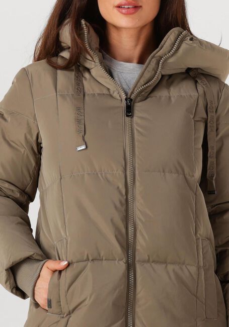Khaki MOS MOSH Wattierte Jack NOVA SQUARE DOWN COAT - large