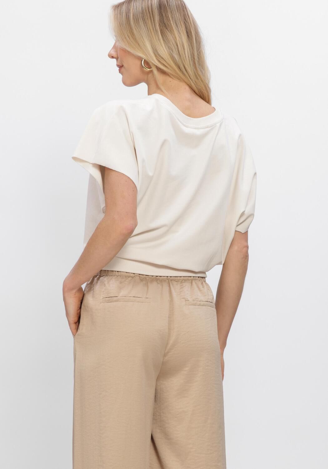 Beige AMAYA AMSTERDAM Tops & T-shirts MUCK SHIRT - large