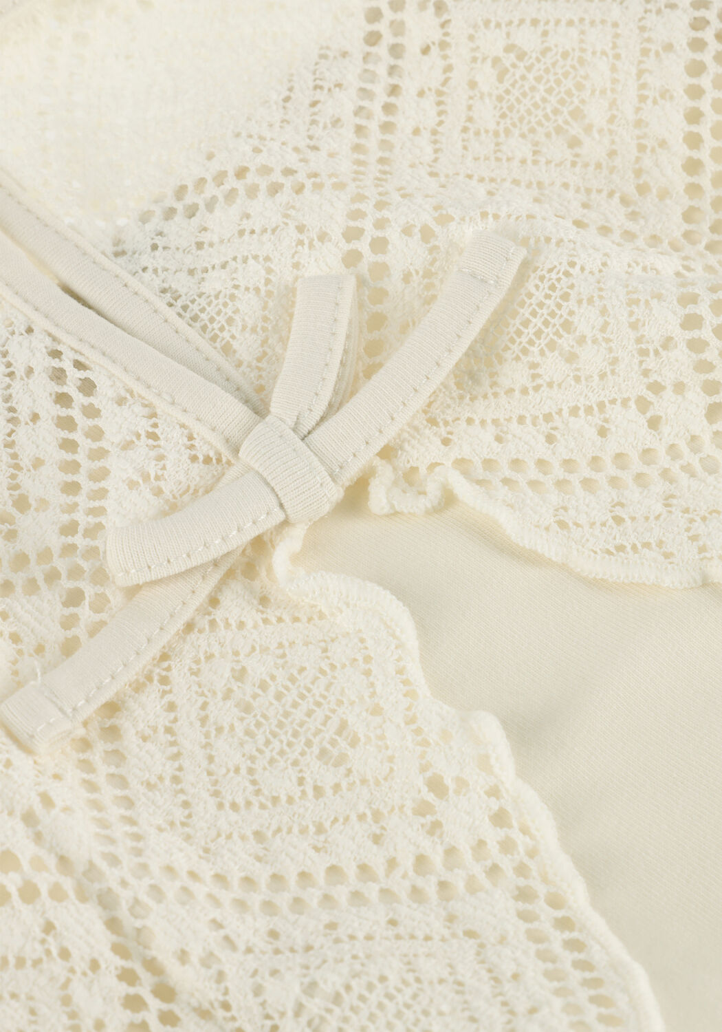 Beige MAYORAL Top 2 PC CROCHET T-SHIRT SET - large