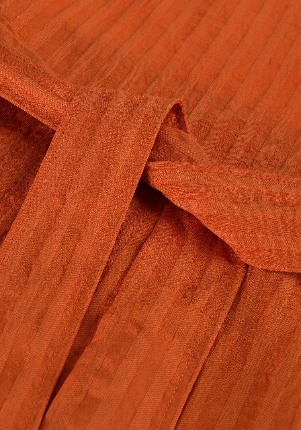 Orangene ANOTHER LABEL Minikleid DUA DRESS L/S - large