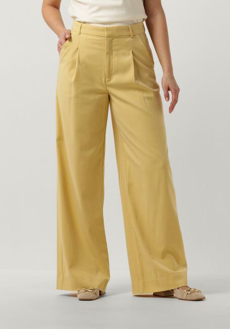 Gelbe GESTUZ Hose PAULA WIDE PANTS - large