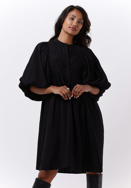 Schwarze BRUUNS BAZAAR Midikleid CYCLAMEN SARINE DRESS - large