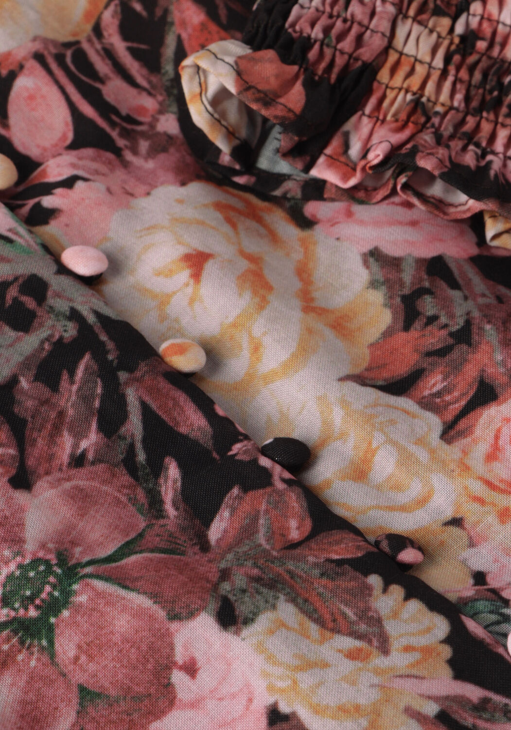 Mehrfarbige/Bunte NEO NOIR Minikleid ABERTO BIG FLOWER DRESS - large