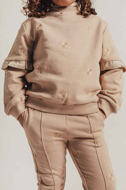 Camelfarbene BAJE STUDIO Sweatshirt DERBY - large