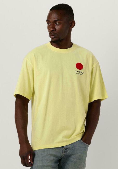 Gelbe EDWIN T-shirt JAPANESE SUN TS - large