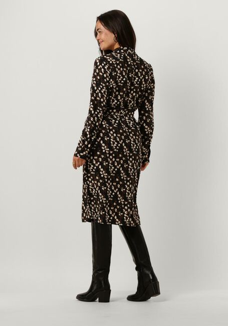 Schwarze OBJECT Midikleid OBJLEONORA L/S SHIRT DRESS NOOS - large