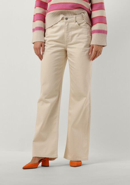Weiße SELECTED FEMME Wide jeans SLFALICE-TIANA HW WORK WHITE WIDE JEANS - large