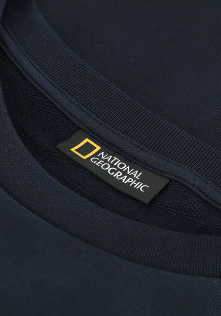 Dunkelblau NATIONAL GEOGRAPHIC Sweatshirt FOUNDATION ORGANIC CREWNECK - large