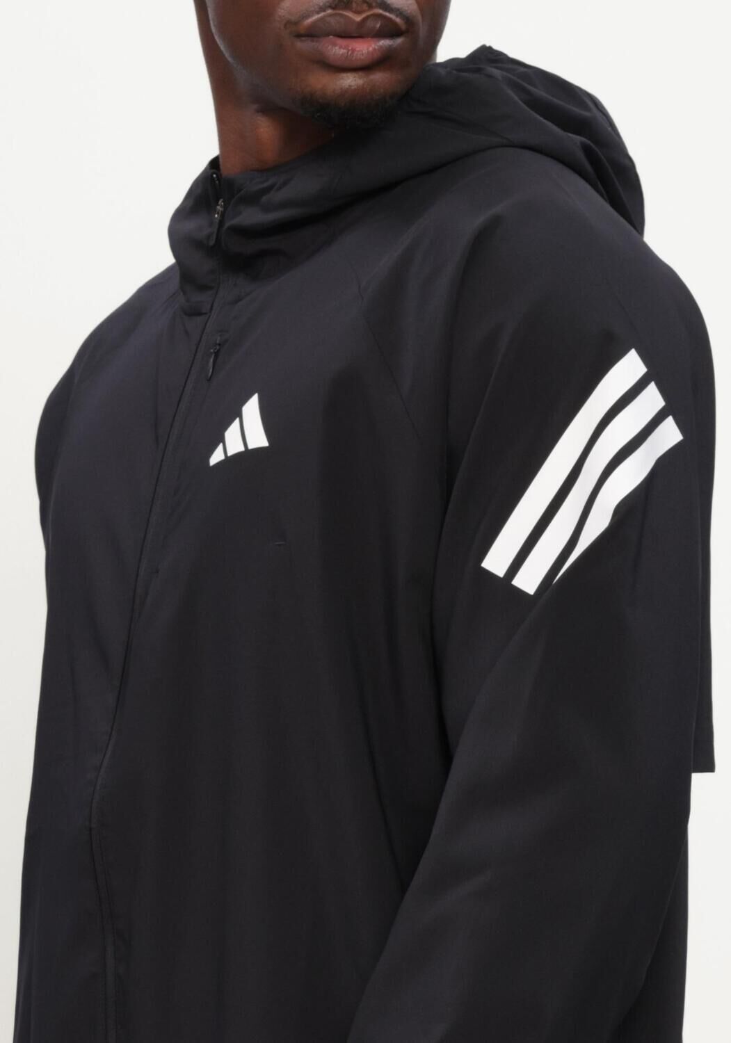 Schwarze ADIDAS Sportwesten ADI365 3S JKT M - large