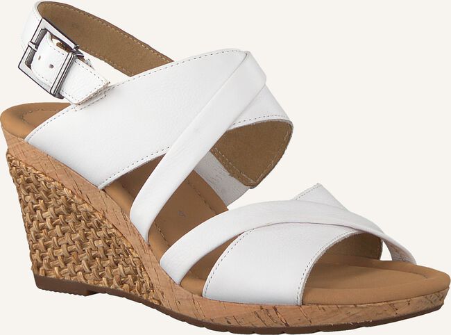 Weiße GABOR Flache Sandalen 822 Weiße GABOR Flache Sandalen 822 - large