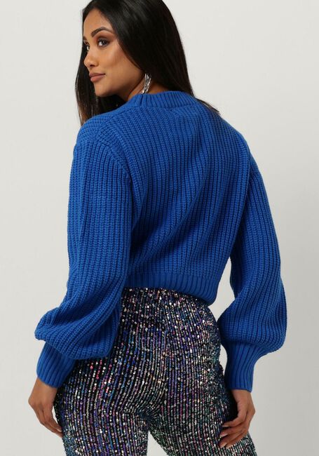 Blaue COLOURFUL REBEL Pullover YITTY KNITTED SWEATER - large