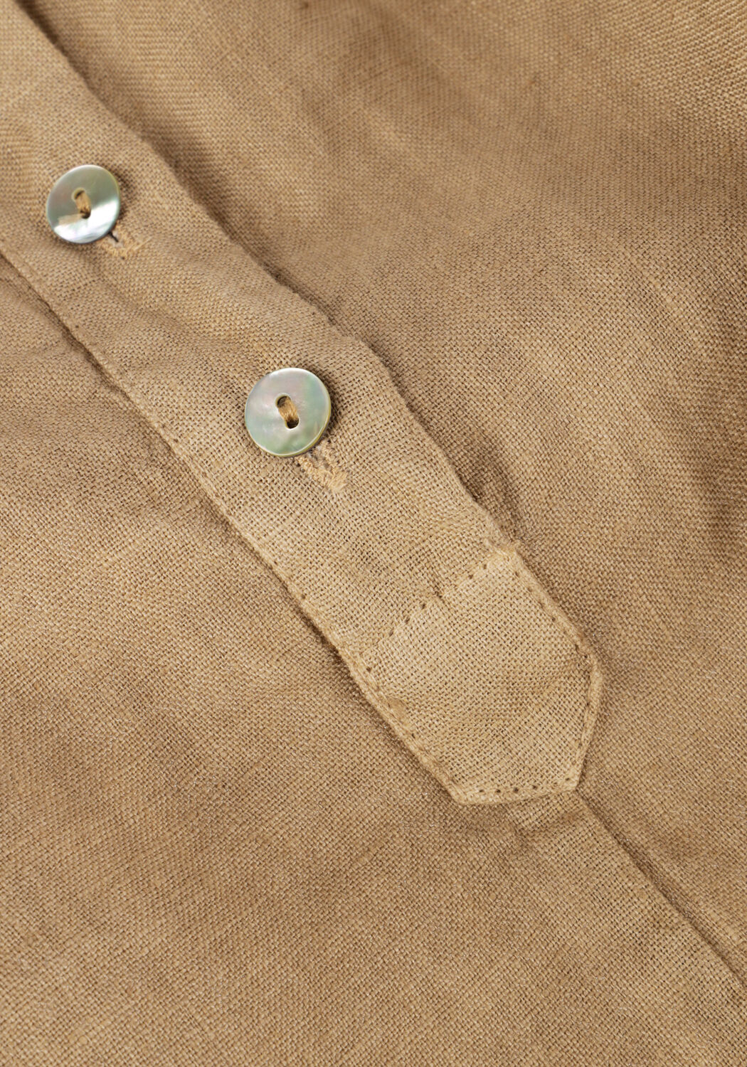 Khaki BY-BAR Blusen AXEL LINNEN BLOUSE - large