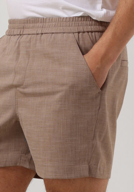 Braune PLAIN Kurze Hose TURI SHORTS 867 - large
