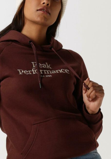 Bordeaux PEAK PERFORMANCE Pullover W ORIGINAL HOOD - large