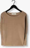 Camelfarbene NUKUS Pullover BATWING PULLOVER LUREX