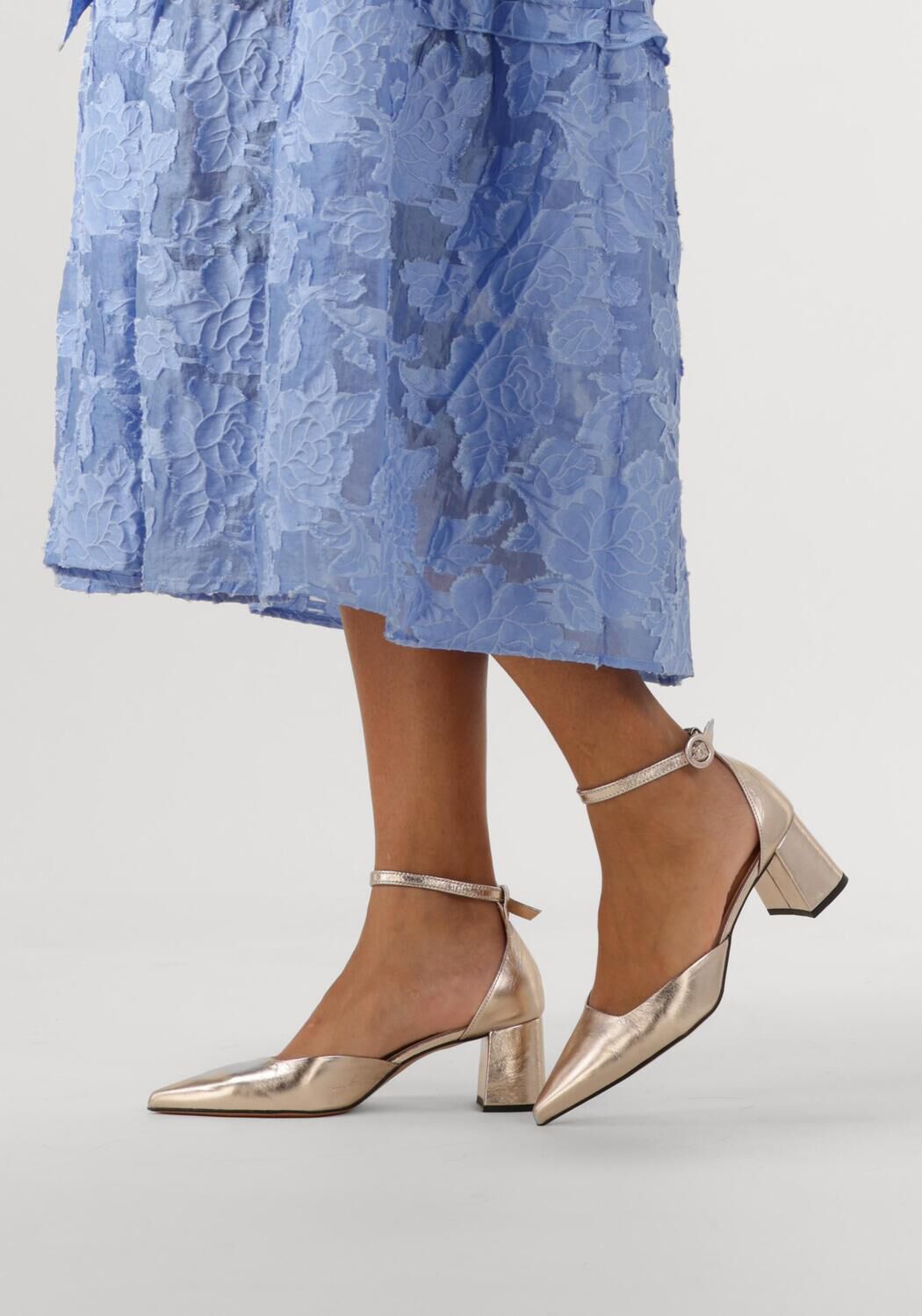 Goldfarbene NOTRE-V Pumps 35518 - large