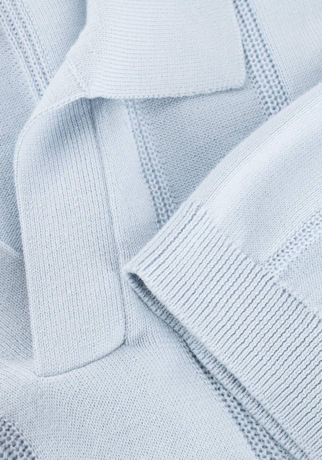 Hellblau GENTILUOMO Polo-Shirt POLO NO BUTTONS SS - large