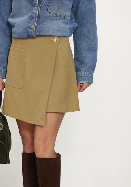 Khaki OBJECT Minirock OBJLISA RE WRAP SKIRT - large