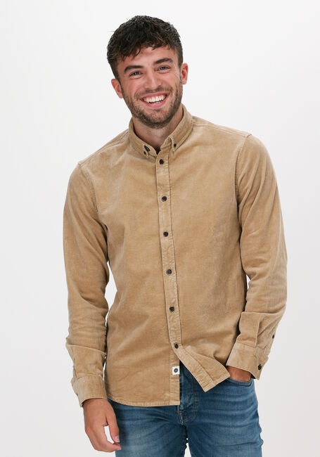 Beige ANERKJENDT Casual-Oberhemd AKKONRAD CORD SHIRT - large