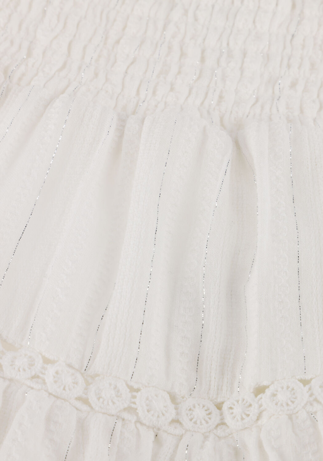 Wei&szlig;e AI&KO Minirock BILLI LUREX CO 503 G - large