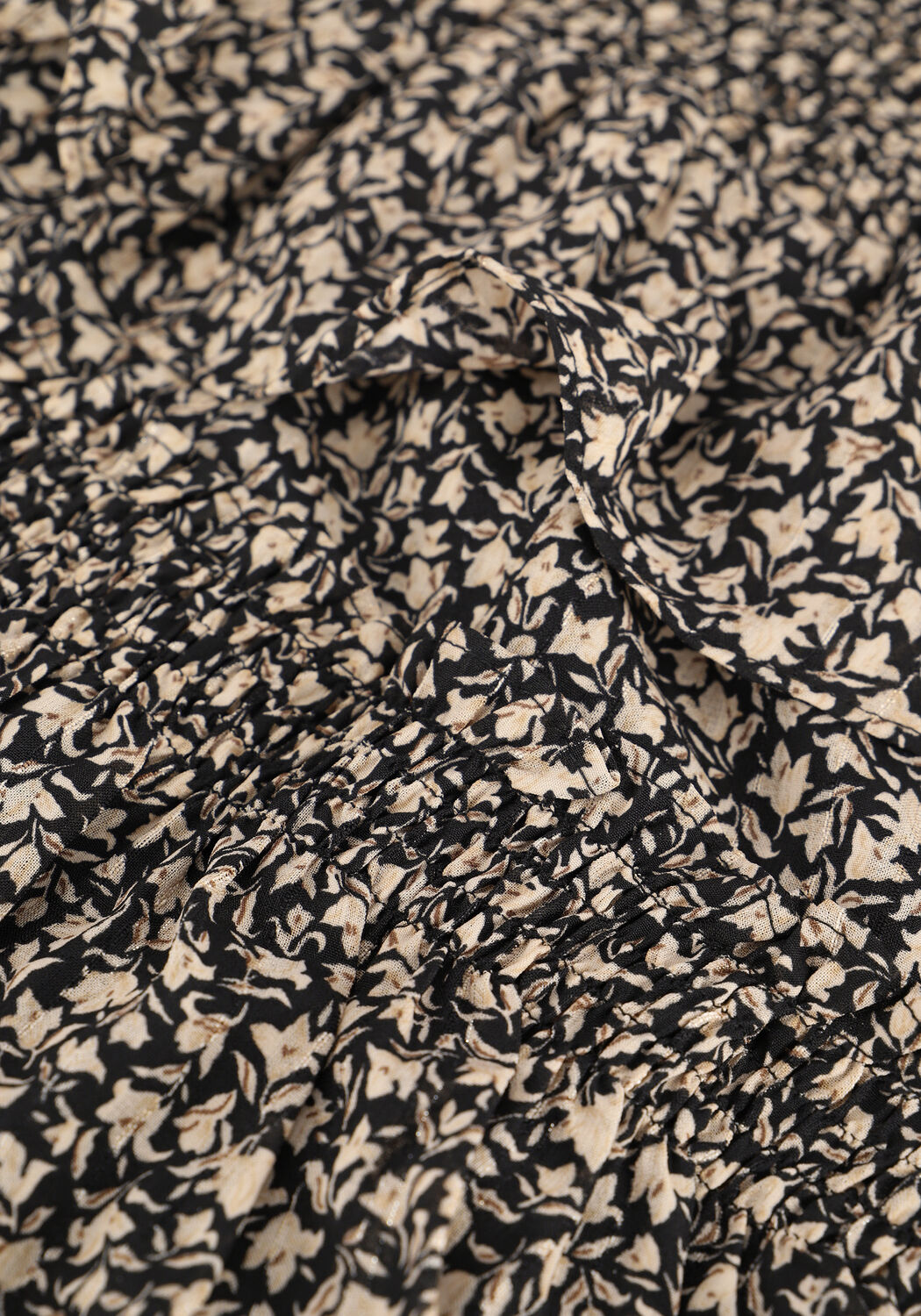 Schwarze CO'COUTURE Minirock BREEZE FLOWER SMOCK SKIRT - large