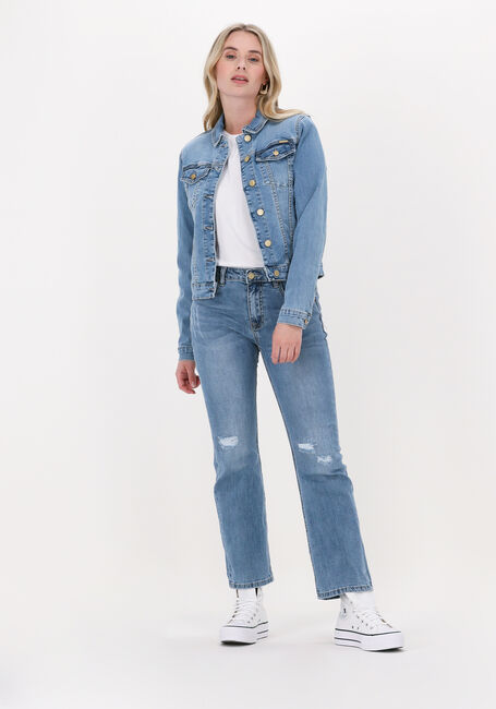 Blaue SUMMUM Jeansjacke BASIC DENIM JACKET TWILL STRET - large