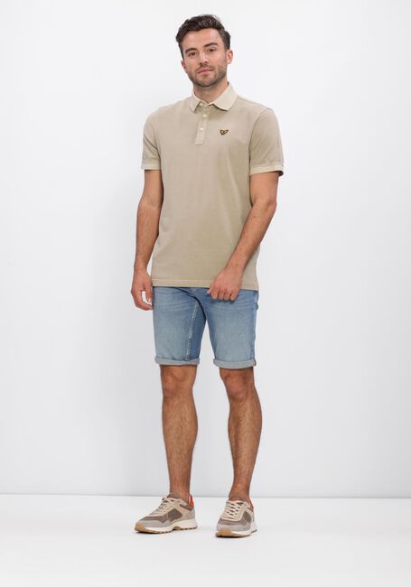 Beige PME LEGEND Polo-Shirt SHORT SLEEVE POLO PIQUE GARMENT DYED TAILWING - large