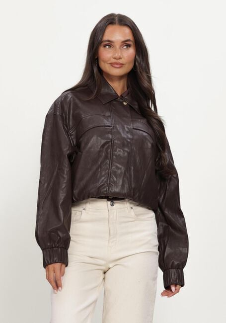 Braune NUKUS Jack DELILA JACKET PU - large