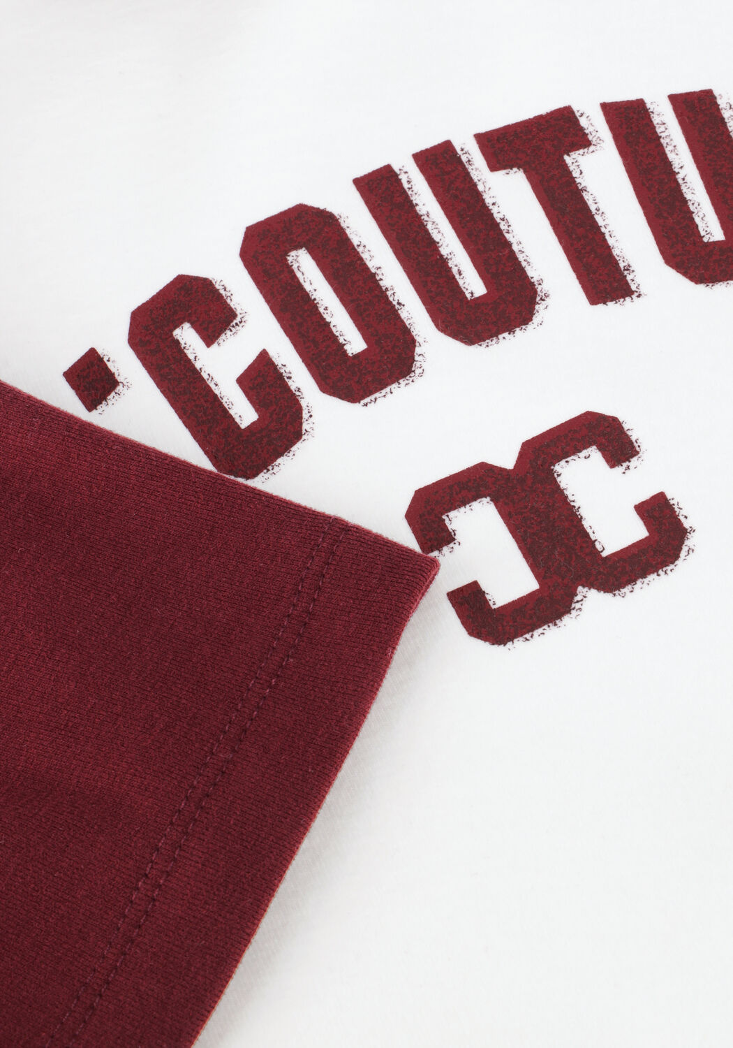 Bordeaux CO'COUTURE T-shirt EDGE CC BLOCK TEE - large