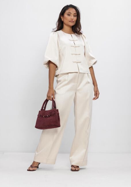 Beige SECOND FEMALE Weite Hose PERLLA TROUSERS - large