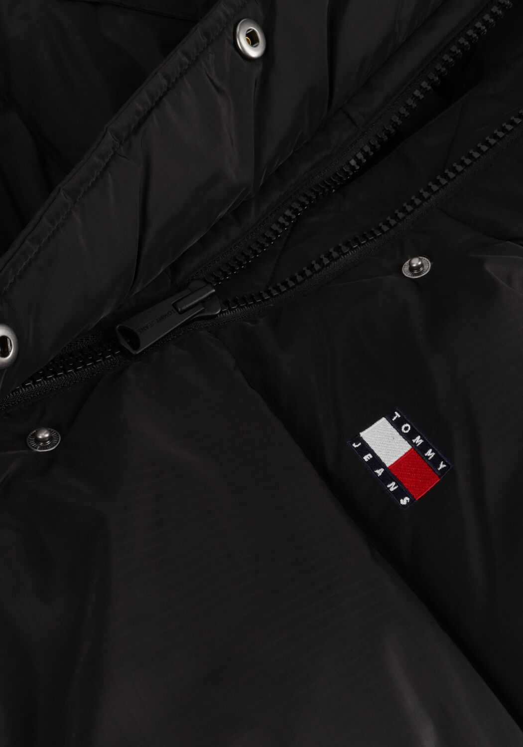 Schwarze TOMMY JEANS Wattierte Jack TJW ALASKA LONG PUFFER - large