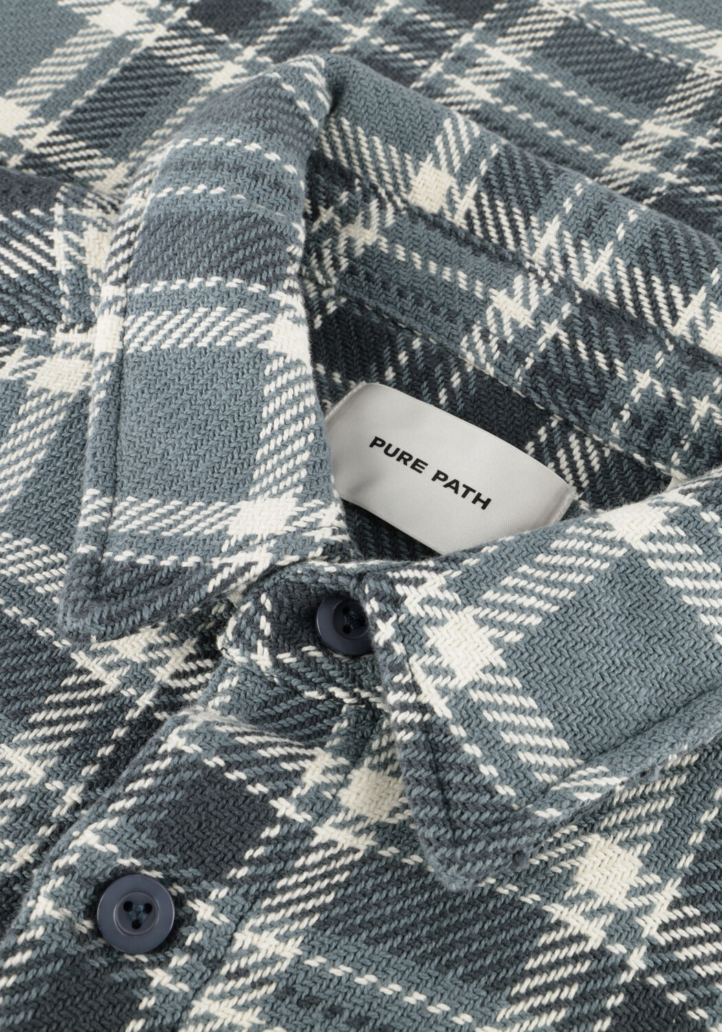 Blaue PURE PATH Overshirt REGULAR FIT SHIRTS OVER201 - large