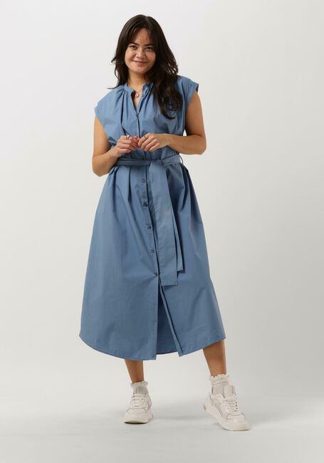 Hellblau KNIT-TED Midikleid KARO - large