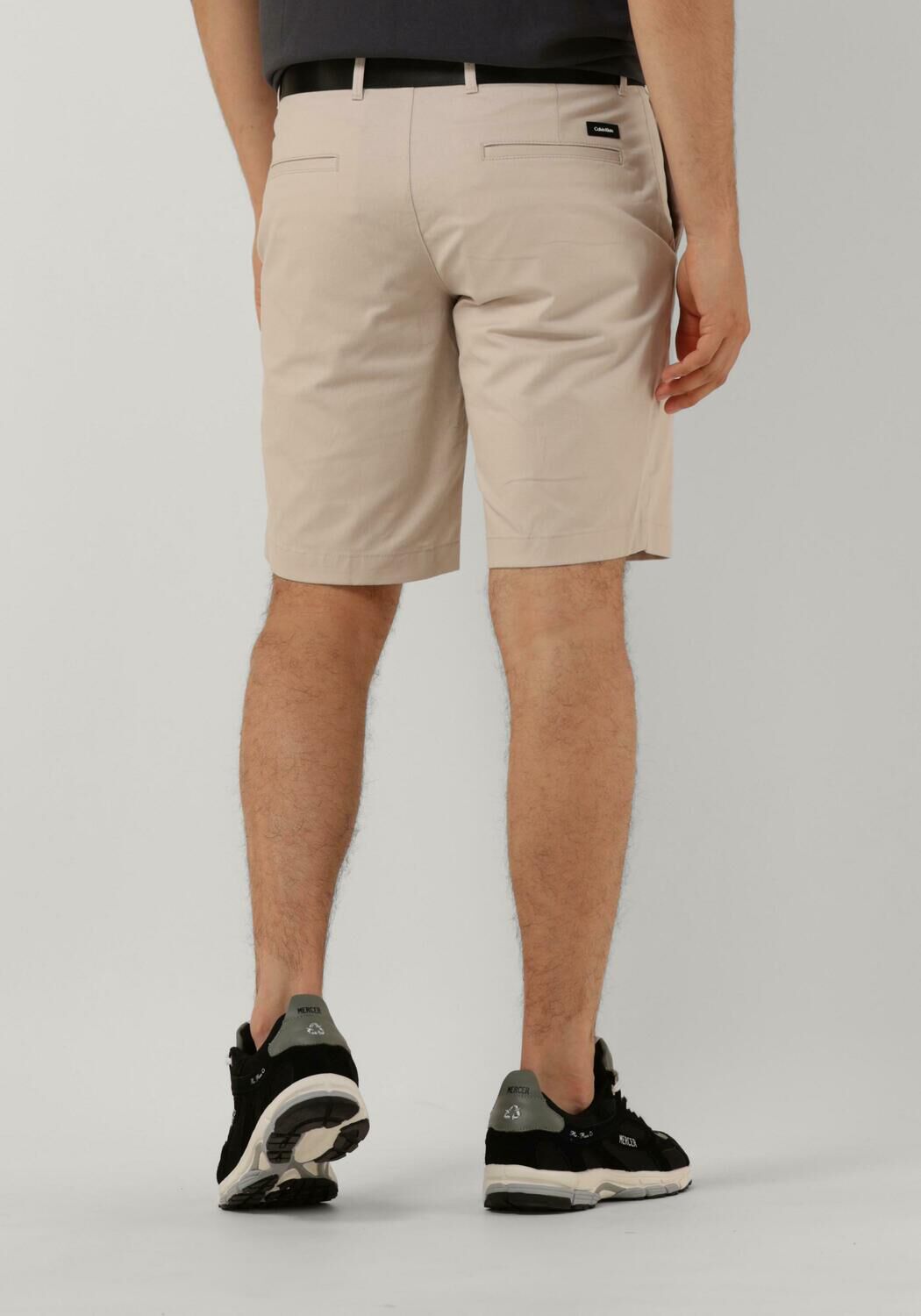 Beige CALVIN KLEIN Kurze Hose MODERN TWILL SLIM SHORT BELT | Omoda