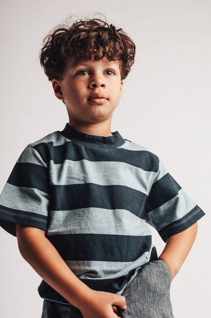 Blaue BAJE STUDIO T-shirt COZ - large