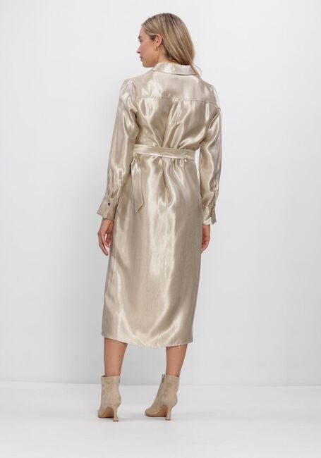 Goldfarbene FREEBIRD Kleider WV-SHINY-TWILL-VIS-26-1 - large