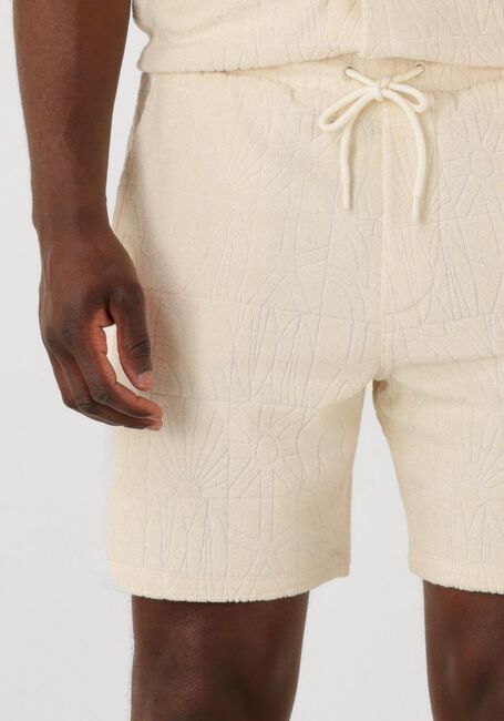 Ecru SHIWI Kurze Hose MEN TONY TOWELING SHORTS GEO SUN - large