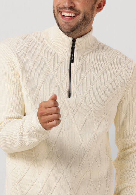 Beige VANGUARD Pullover HALF ZIP COLLAR COTTON NYLON - large