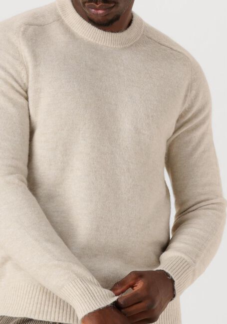 Beige SELECTED MEN Pullover SLHRAI LS KNIT CREW NECK NOOS - large