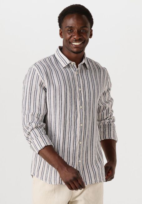 Blaue SELECTED HOMME Casual-Oberhemd SLHREGKYLIAN MIX LS SHIRT - large