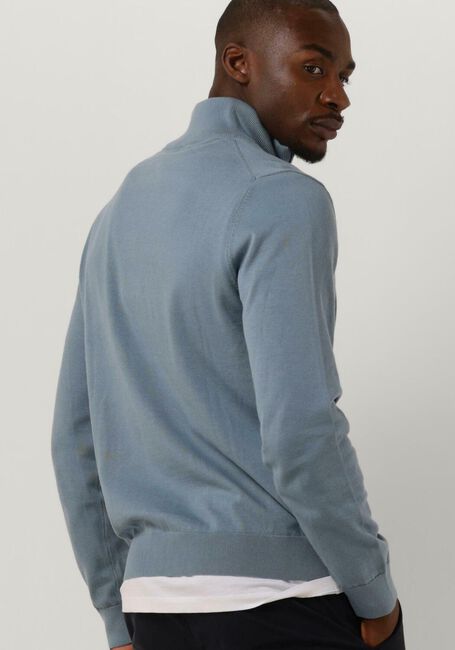 Hellblau PS PAUL SMITH Pullover MENS SWEATER HALF ZIP ZEB BAD - large