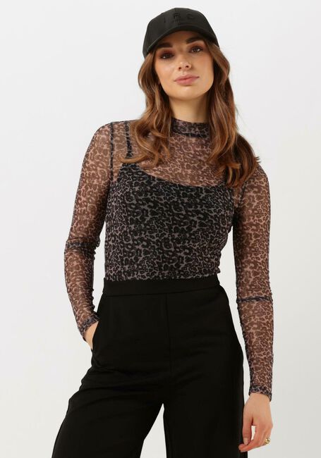 Schwarze MINUS Tops & T-shirts LYRA MESH BLOUSE - large