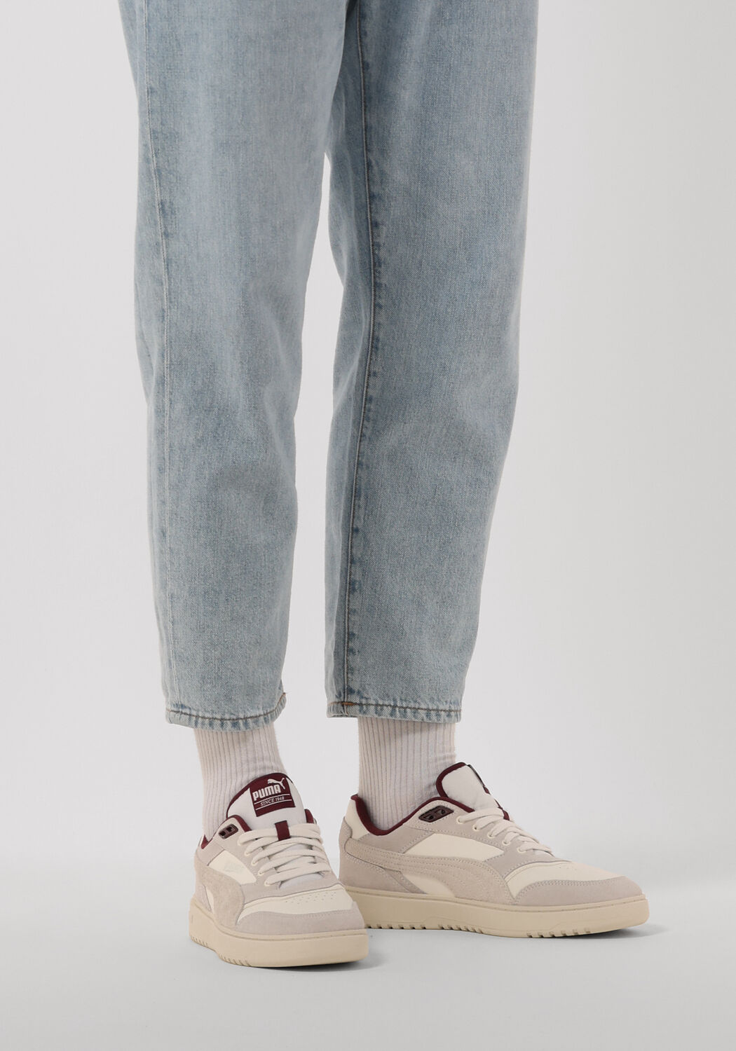 Wei&szlig;e PUMA Sneaker Low DOUBLE COURT - large